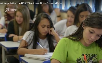 Educação Básica: Ministério contará com reforço de US$ 250 milhões do Bird para implementação do Novo Ensino Médio