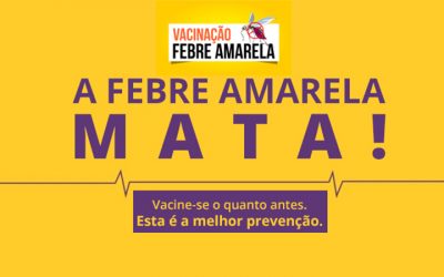 Febre amarela – Risco se aproxima e Ministério alerta para a vacinação