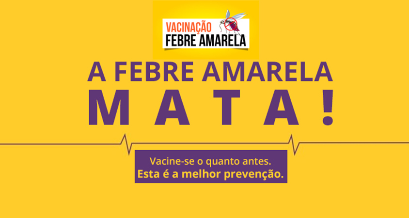 Febre amarela – Risco se aproxima e Ministério alerta para a vacinação