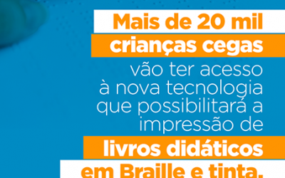 Educação – Nova tecnologia de livros em Braille e tinta amplia a educação inclusiva no Brasil