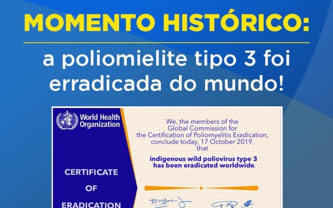 Momento histórico na Saúde Pública – Erradicação da Poliomielite 3