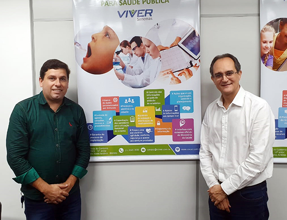 Cliente Vivver – Secretário Municipal de Saúde de Cláudio/MG visita sede da Vivver em BH