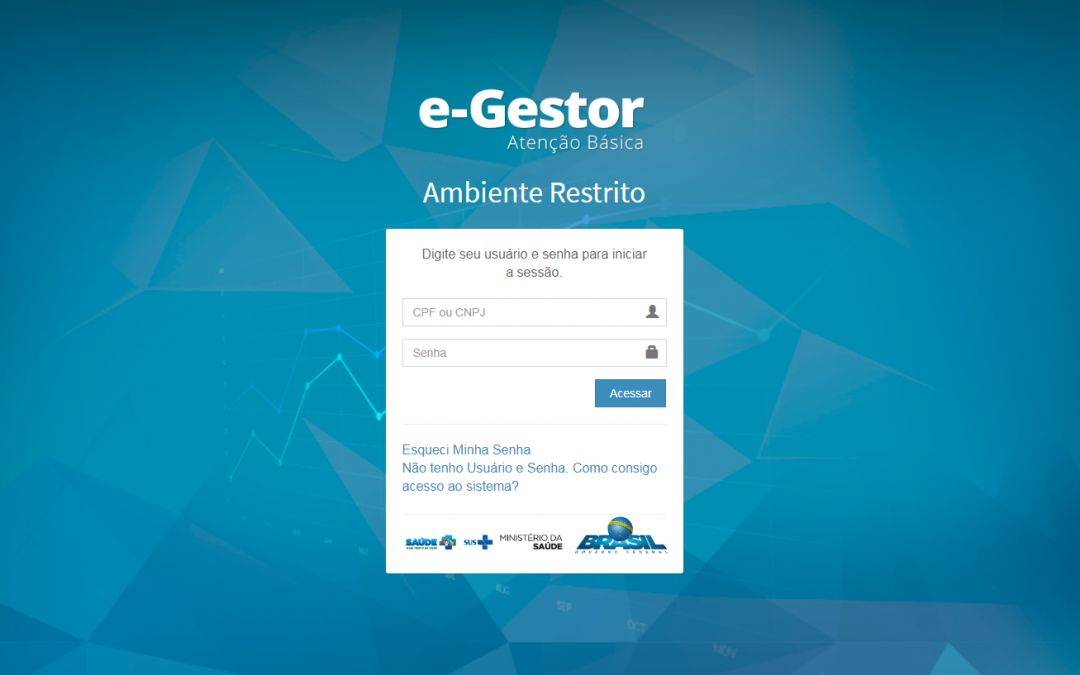 Cadastros inconsistentes podem ser visualizados no e-Gestor AB