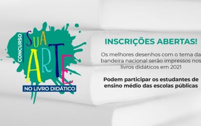Educação Pública – Abertas inscrições para concurso de desenho da Bandeira Nacional em livros didáticos