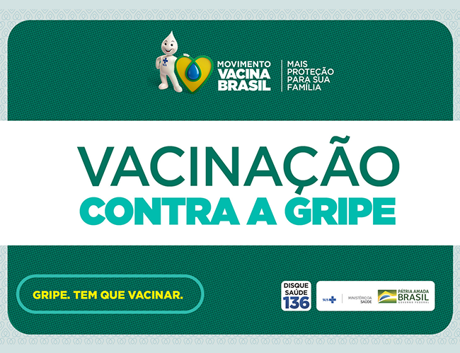 Mobilização Nacional – Imunização: 41 mil postos estão abertos para a vacinação contra a gripe