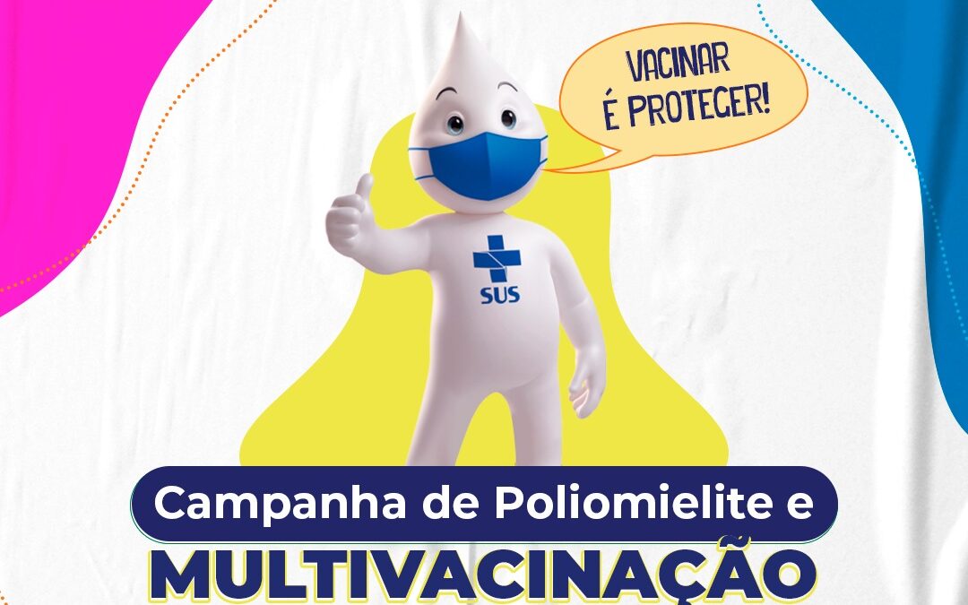 Prevenção – Brasil atinge 52% de cobertura vacinal contra a poliomielite; entenda a importância da vacinação